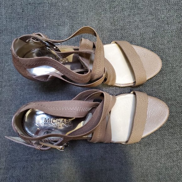 Michael Kors Strappy Heeled Sandals (NWOT) - Picture 4 of 7